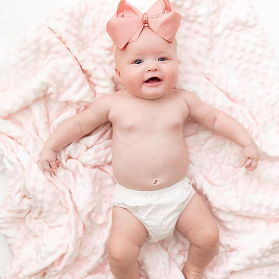 Couverture bebe polaire motif bulle relief doux pour beau bébé