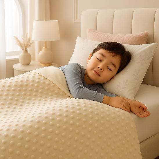 Couverture bebe polaire réconfortant pour sommeil paisible bébé