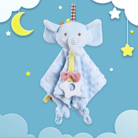 Doudou bebe motif éléphant design adorable