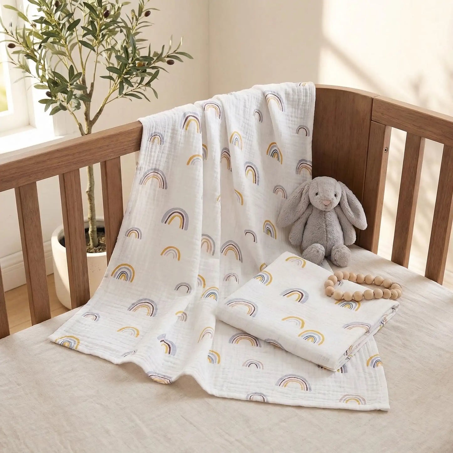 Emmaillotage couverture ésthétique embellit chambre bébé