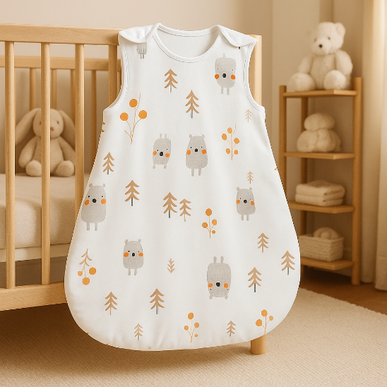 Gigoteuse turbulette harmonisant s'intÚgre parfaitement à la déco chambre bébé