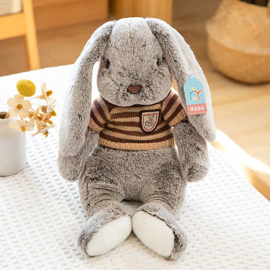 Lapin en peluche longue oreille fait son originalité