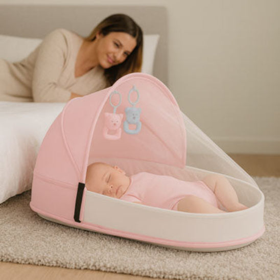 Lit en toile pour bebe tissu amovible et lavable résiste au lavage fréquent