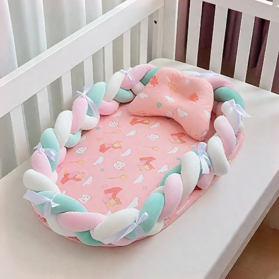 Reducteur de lit cododo vert pastel natter