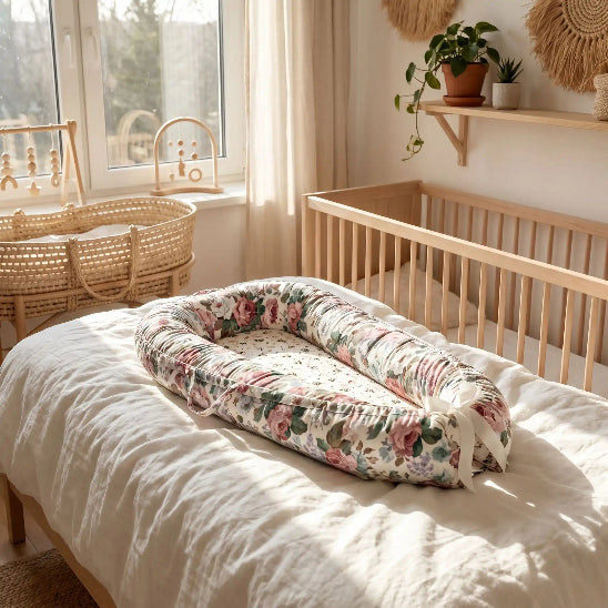 Reducteur de lit cododo vert rose embellissant