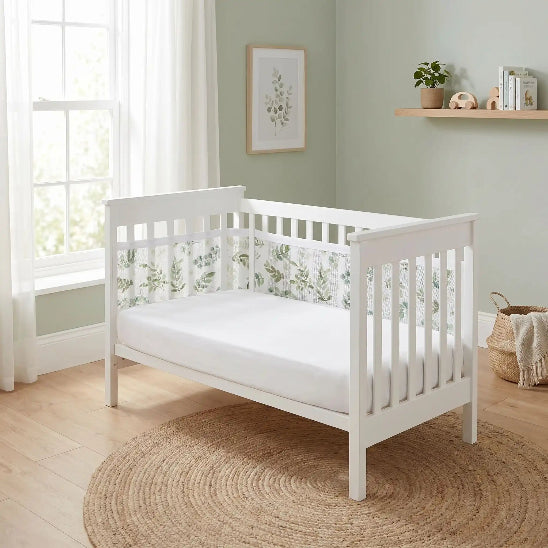 Tour de lit bébé transparent maille respirante