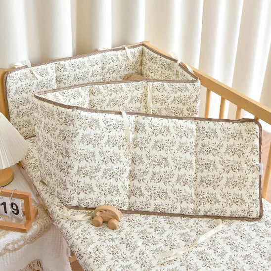 Tour de lit cododo hibiscus mignon embellit chambre bébé