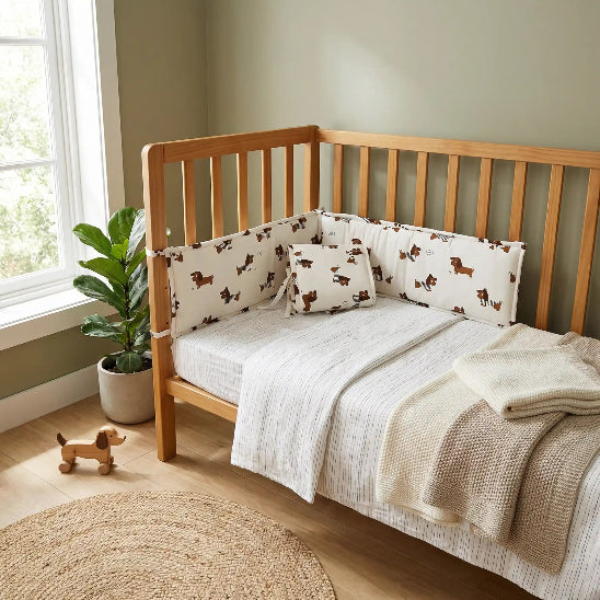 Tour de lit complet bebe texture agréable pour peau sensible de bébé