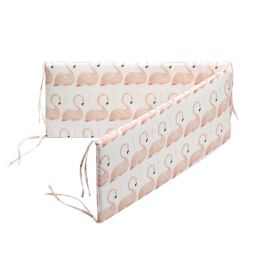 Tour de lit fille motif canard éveil sens de bébé