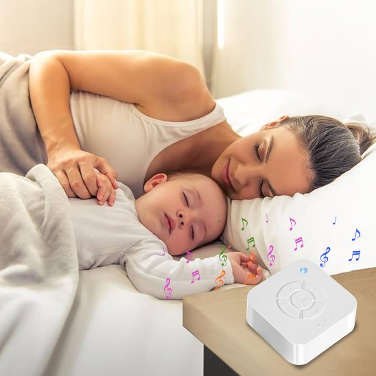 Veilleuse bruit blanc polyvalent contribue sommeil confortable de bébé