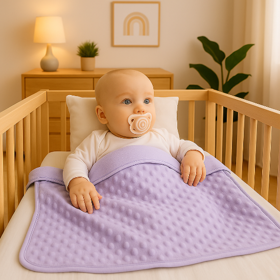 couverture bebe polaire hypoallergénique respecte la peau bébé