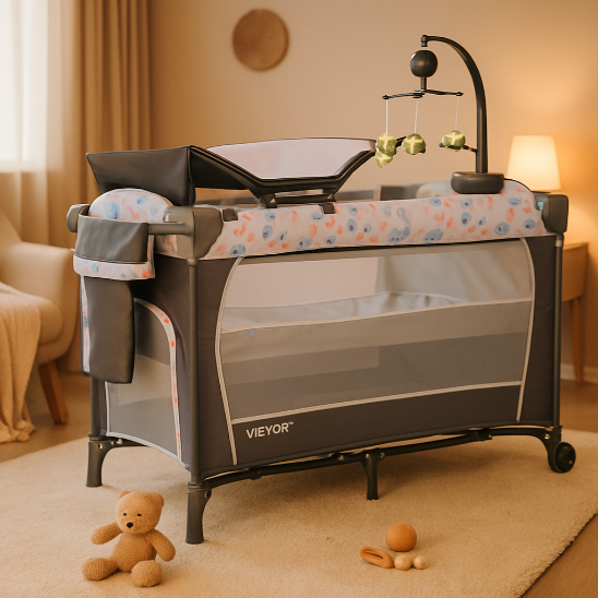 Lit parapluie bebe confort maille respirante procure ventilation contre suffocation