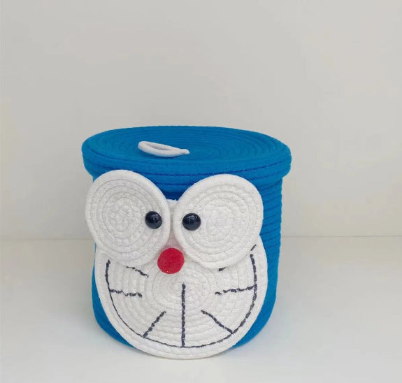 panier stockage bleu stocke grande quantite objets bebe