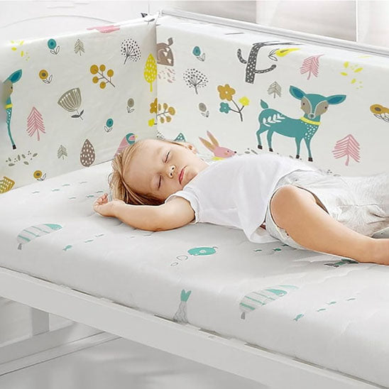 tour de lit floral animal favorise sommeil profond bebe
