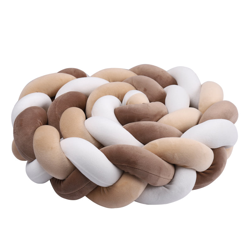 tour de lit tresse preventif contre membre coince au sommeil