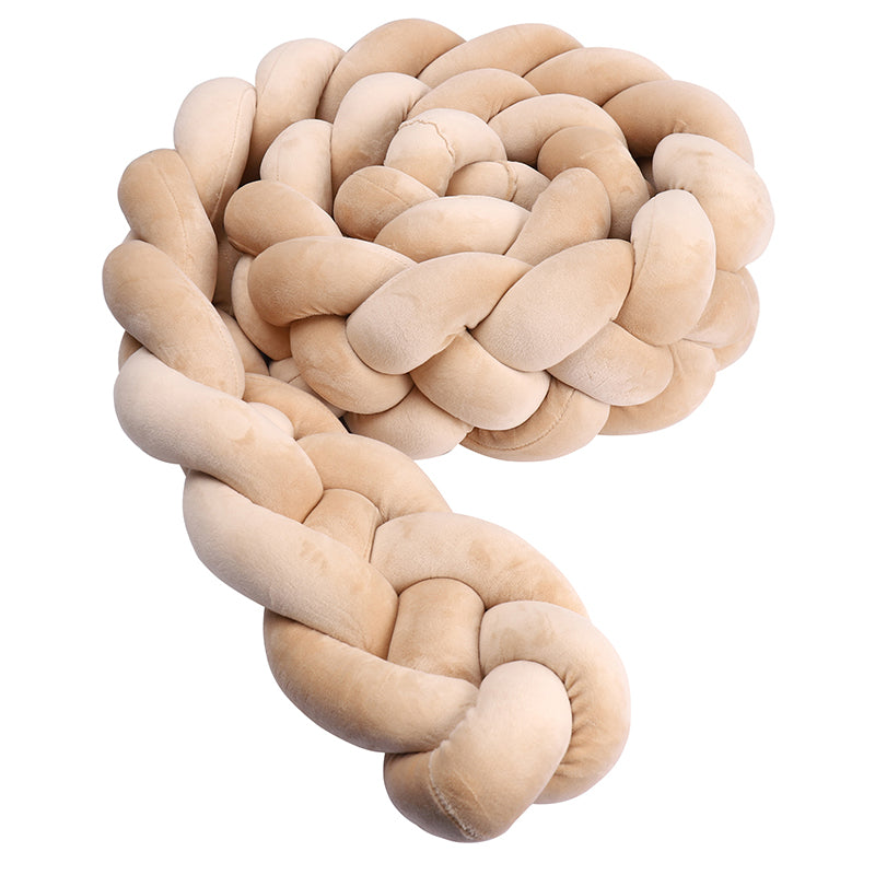 tresse de lit bebe rembourre avec plush de qualite