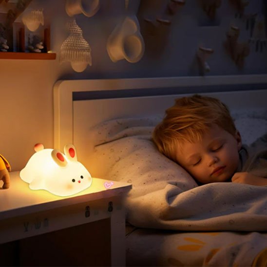 veilleuse bebe lapin allie douceur et fonction