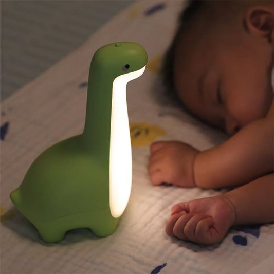 Bebe veilleuse dinosaure transforme heure coucher en moment magique 