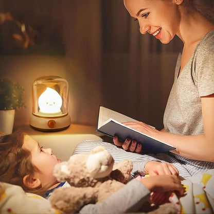 Bebe veilleuse lumière intensité agréable pour une lecture confortable de maman 
