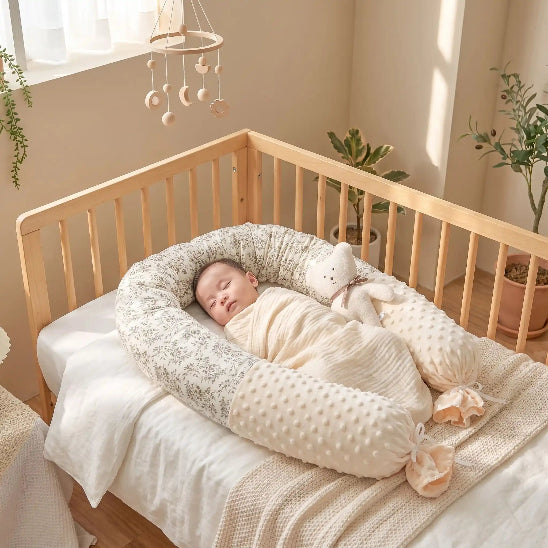 Boudin pour tour de lit motif ours élégant s'harmonise avec chambre bébé