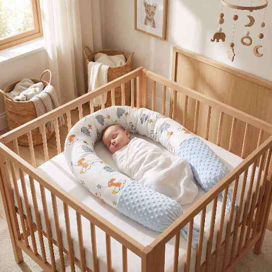 Boudin pour tour de lit oreiller doux