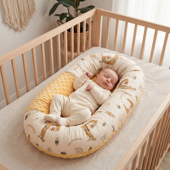 Boudin pour tour de lit touche élgante pour décorer chambre de bébé