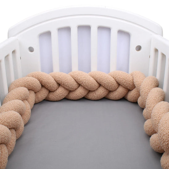 Boudin pour tresse de lit beige brins