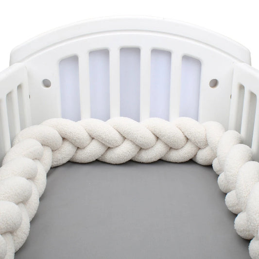 Boudin pour tresse de lit blanche brins texture douce