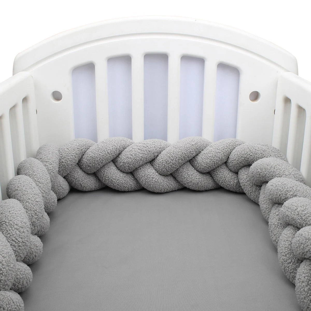 Boudin pour tresse de lit grise brins natter