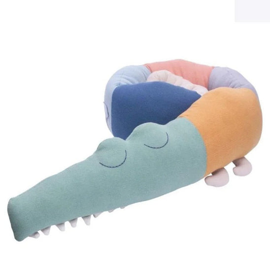 Boudin tour de lit multicolore avec pattes