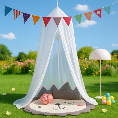 Ciel de lit pour fille magique pour repos paisible de bébé en plein air