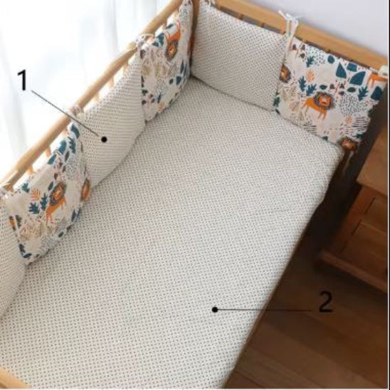 Contour de lit de bébé motif lion ravive chambre bébé