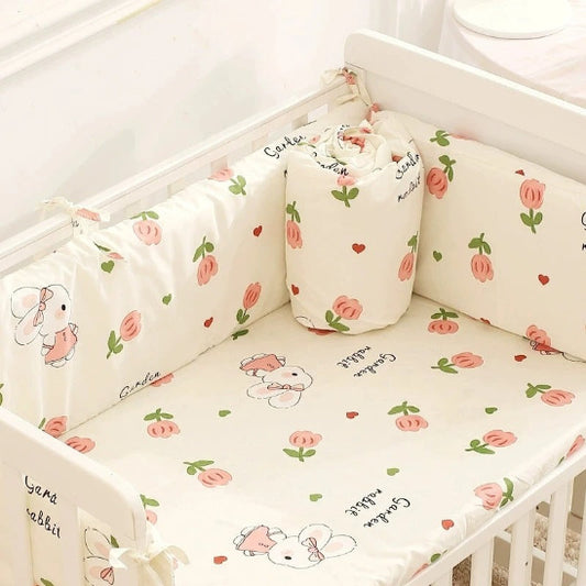 Contour lit bebe hauteur optimale empêchant bébé de se cogner contre barrreaux