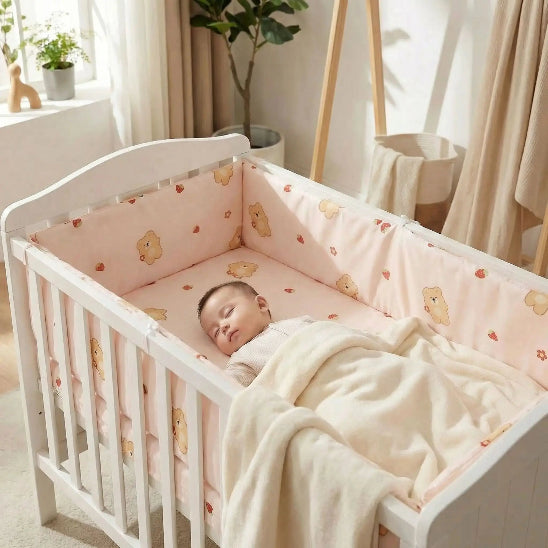 Contour lit bebe surface moelleuse pour sommeil paisible bébé