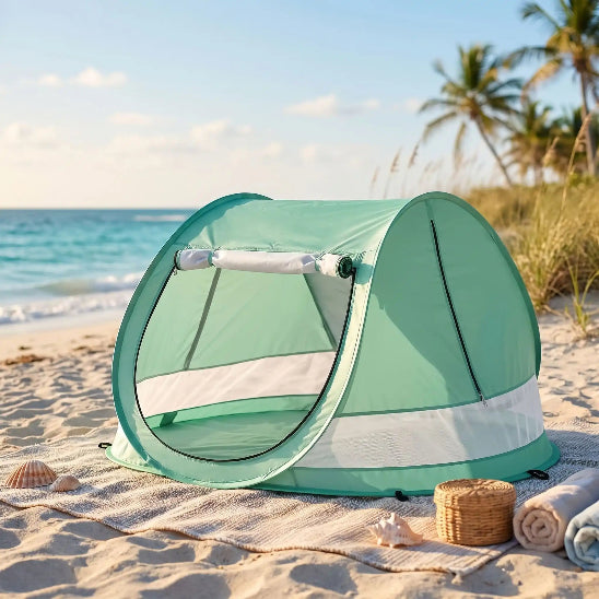 Couffin nomade anti uv verte