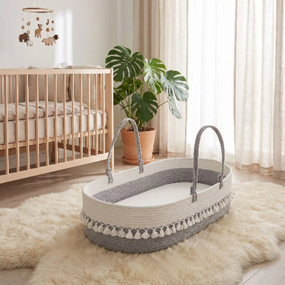 Couffin souple  bébé gris élégant