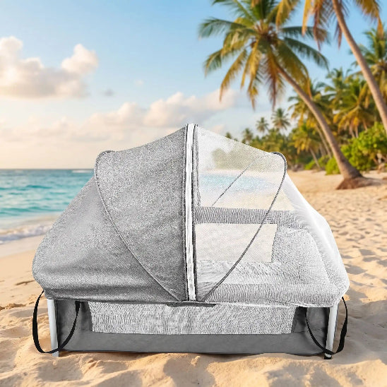 Couffin transportable 90 cm gris