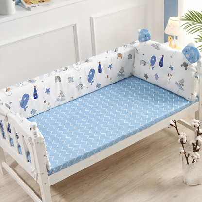 Coussin tour de lit marin animaux marins