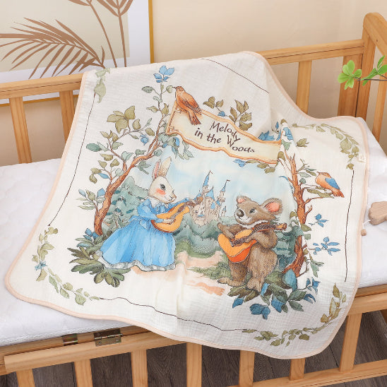 Couverture bébé coton agréable sur peau bébé