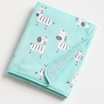 Couverture bebe en laine velours doux allie douceur et respirabilité