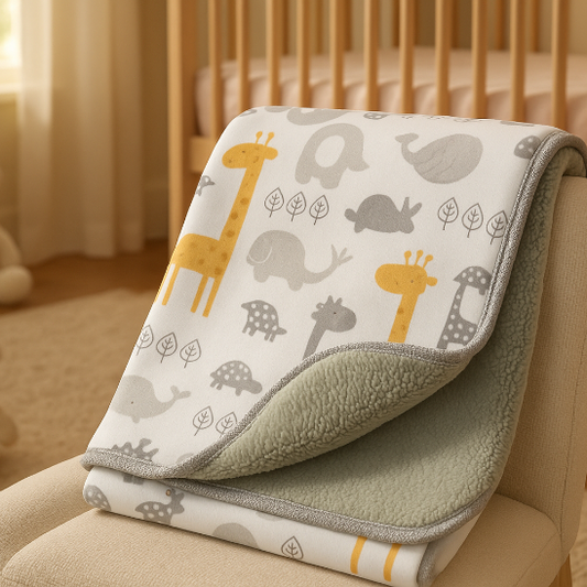 Couverture bebe laine durable même après plusieurs lavages