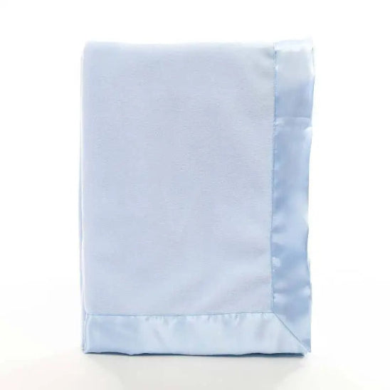 Couverture polaire bébé naissance bleu taille compacte