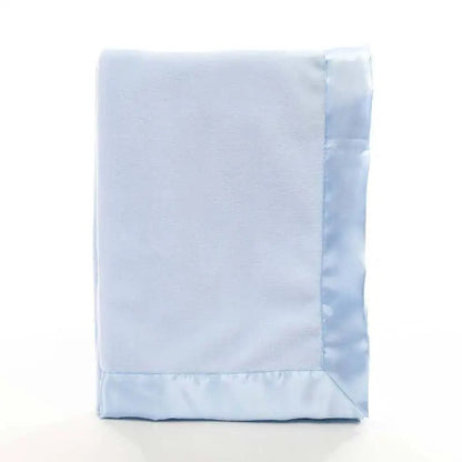 Couverture polaire bébé naissance bleu taille compacte
