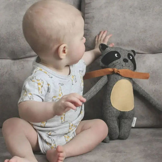 Doudou jouet a porter de main de bébé