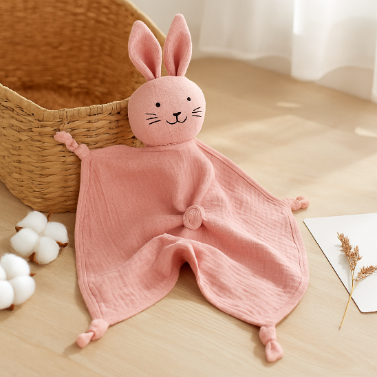 Doudou lapin rose douillet pour câlins inoubliables
