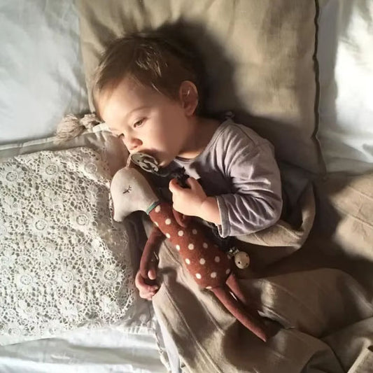 Doudou réconfortant calme bébé