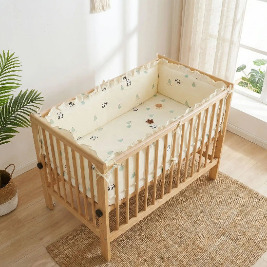 Entourage de lit bébé protection optimale protège bébé contre choc des barreaux