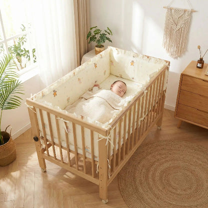 Entourage de lit pour bebe épais évitant bras de bébé de se coincer contre barreau