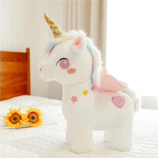 Licorne peluche taille courte ne peluche pas