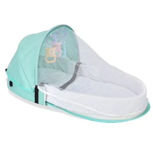 Lit en toile pour bebe compagnon multifonctionnel pour toutes situations